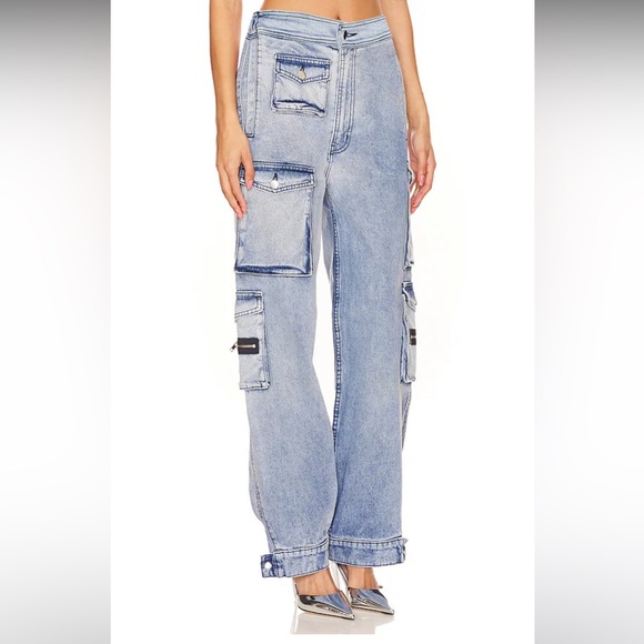 EB Denim Denim - NWT EB Denim Utility Cargo Jeans in Rain Wash